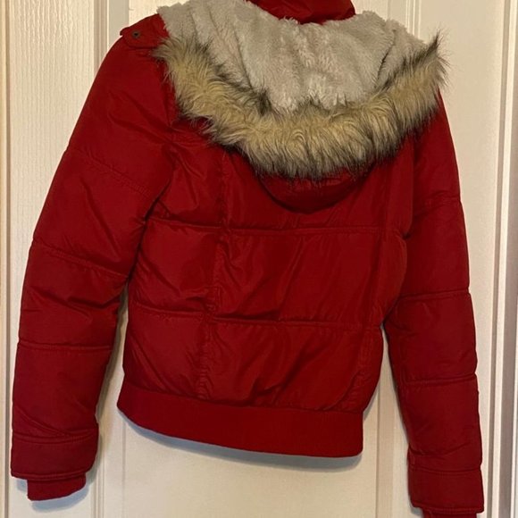 Red Puffer Jacket - Picture 2 of 3